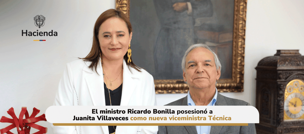 Imagen Ministro Ricardo Bonilla posesionó a Juanita Villaveces como Viceministra Técnica