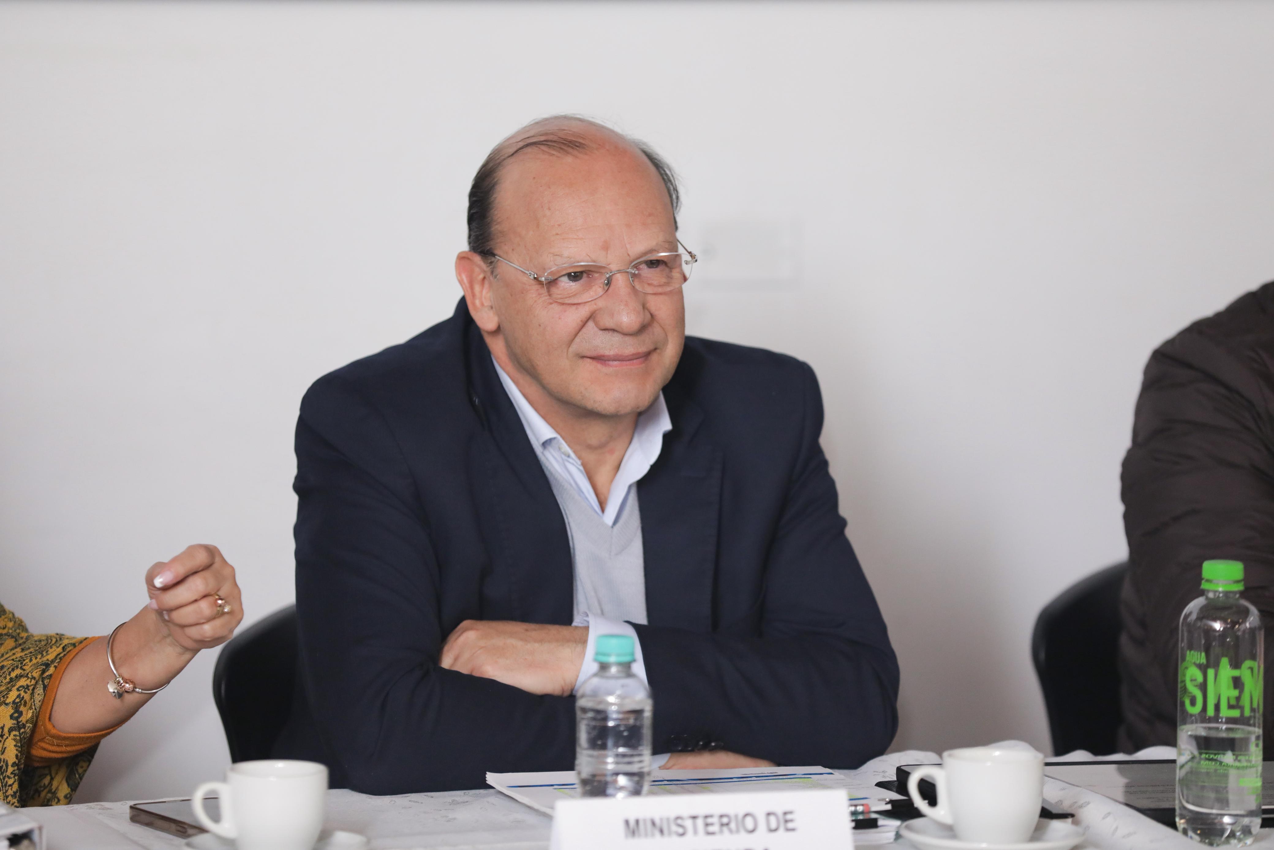 Ministro Germán Ávila en sesión con Comisiones Económicas Conjuntas