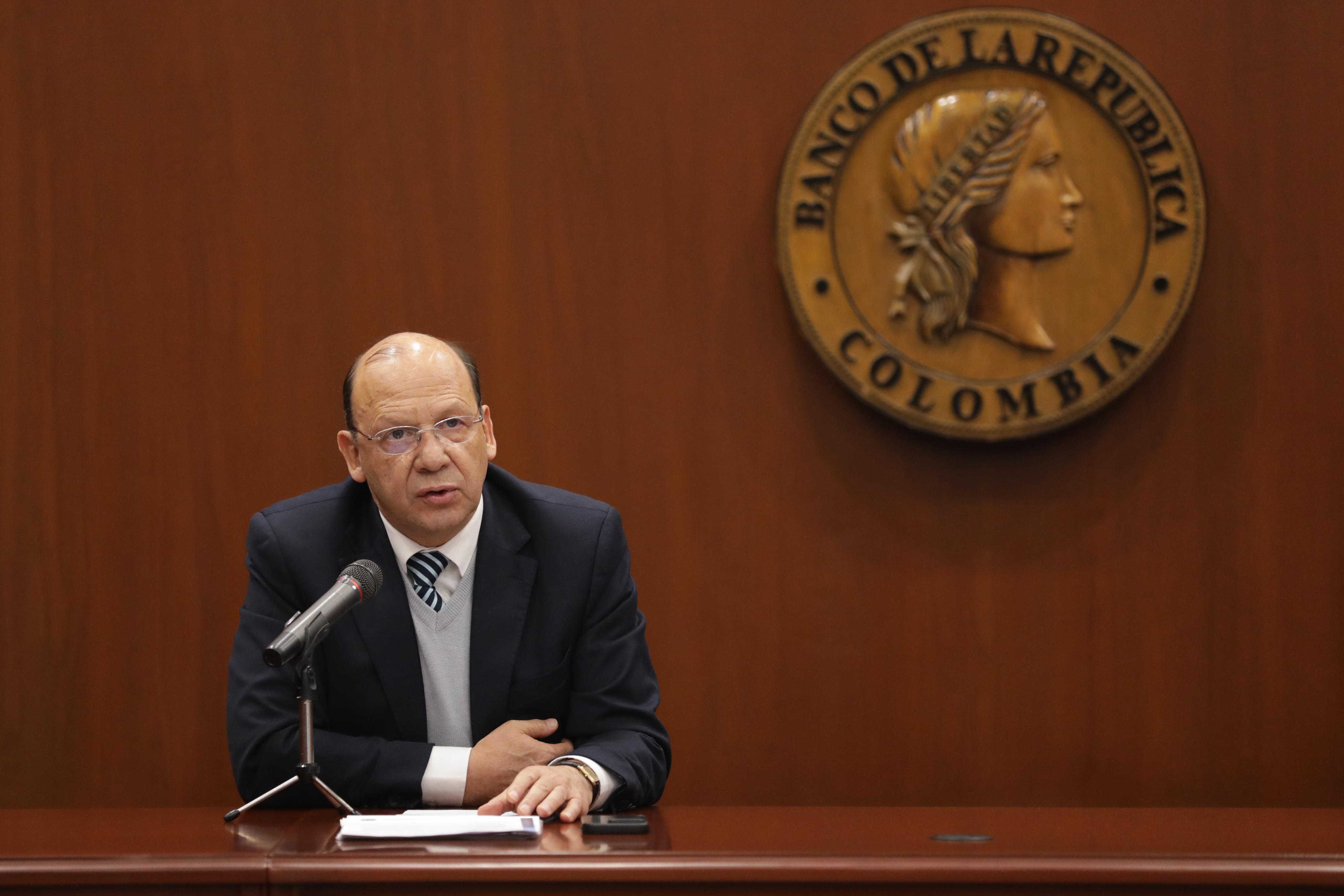 Ministro Germán Ávila en rueda de prensa con Junta del Banco de la República sobre cifra de tasa de interés