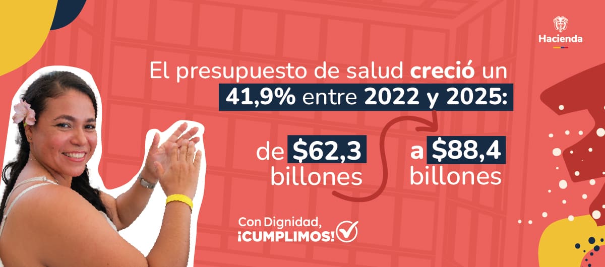 El presupuesto de salud creció