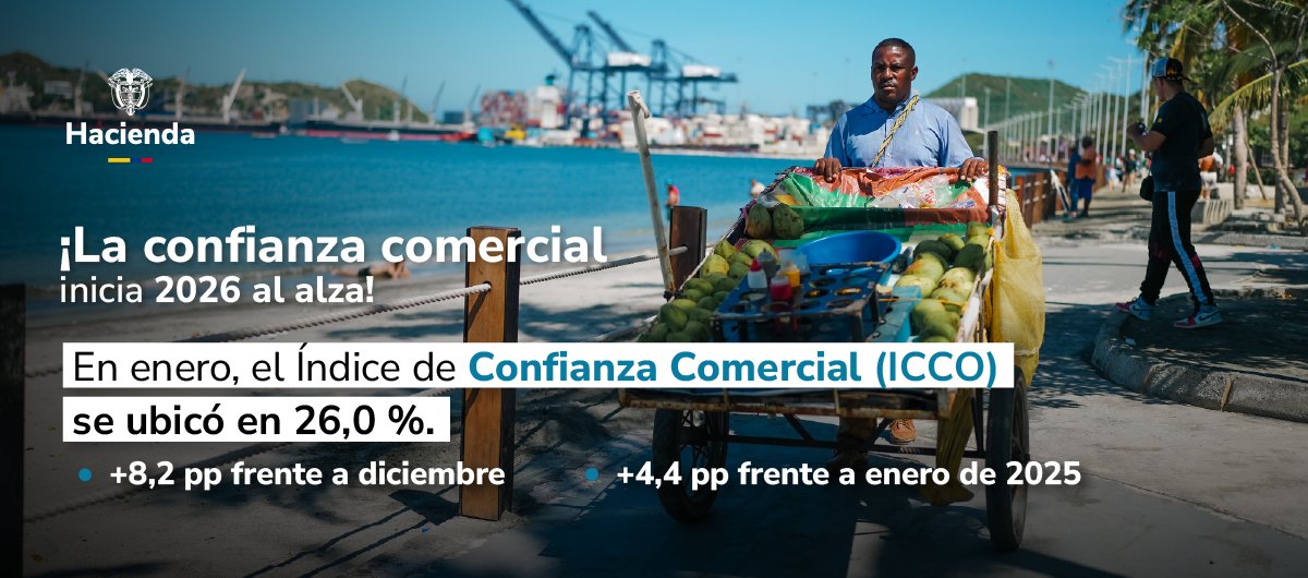 La Confianza Comercial inicia al alza