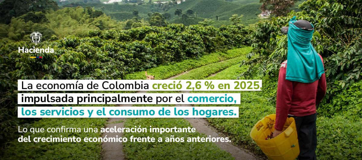 La economía de Colombia creció