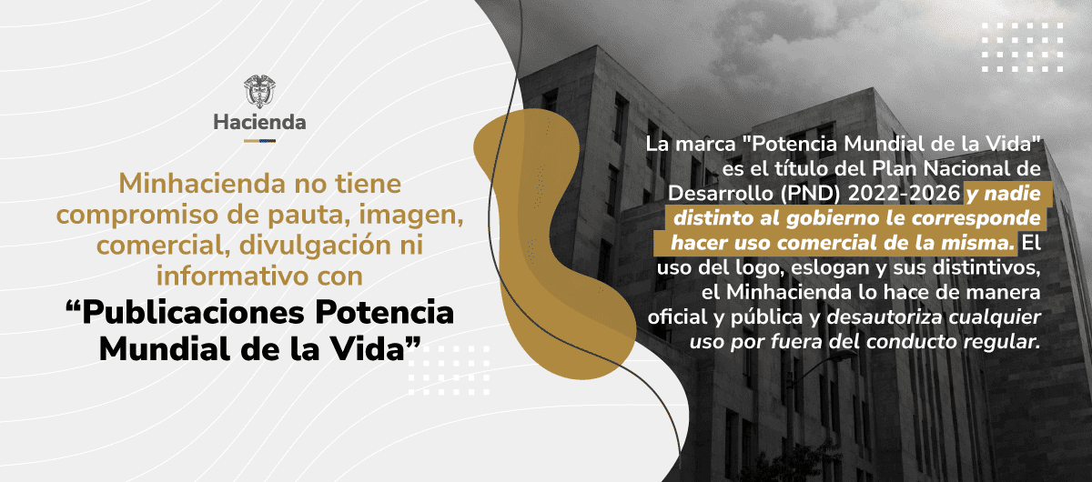 MinHacienda no tiene compromiso de pauta