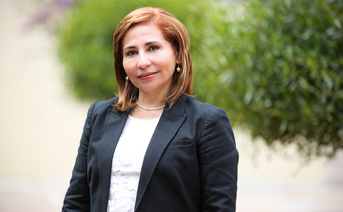 Fotografía de la Jefe de la Oficina de Control Disciplinario Interno, Claudia Patricia Paz Lamir