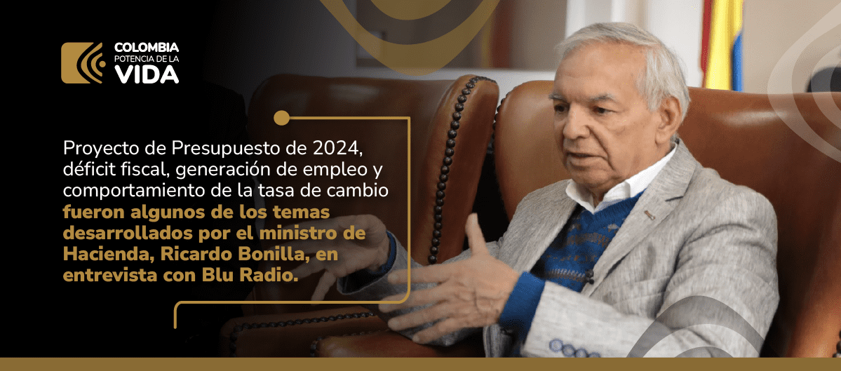 Imagen de Ricardo Bonilla hablando