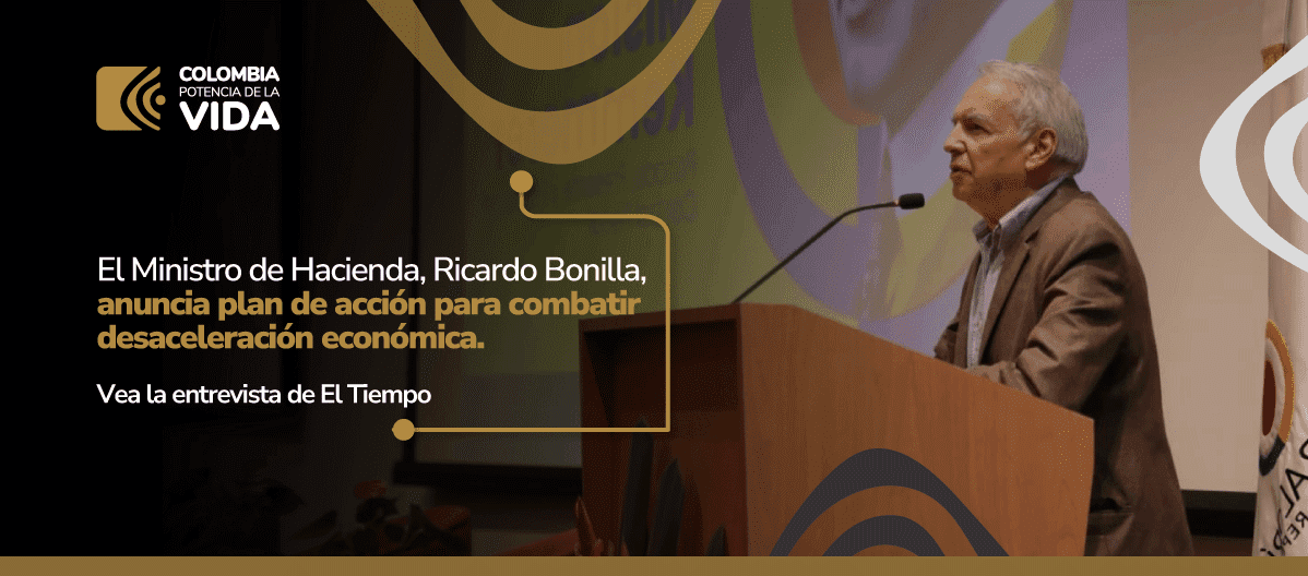 Imagen de Ricardo Bonilla hablando